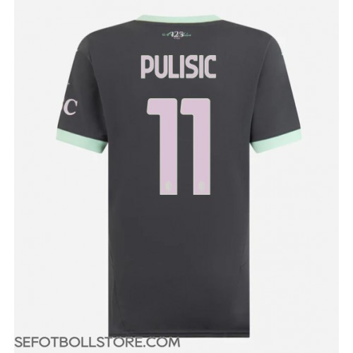 AC Milan Christian Pulisic #11 Replika Tredje Tröja Dam 2024-25 Kortärmad